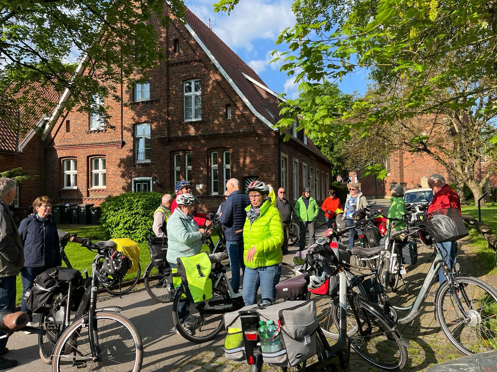Bild  der Zweitages-Radtour 2023 des Heimatvereins Rinkerode